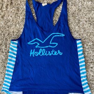 Womens Hollister M Blue Tank Top